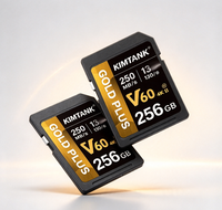 Carte SD originale haute vitesse 128 Go 256 Go 64 Go 512 Go, carte mémoire 4K V60, cartes flash pour appareil photo