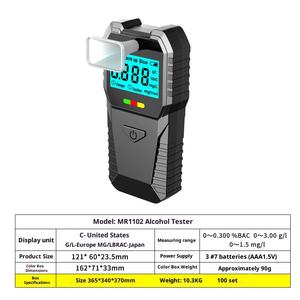 Vente en gros d'un nouveau dispositif de <span class=keywords><strong>test</strong></span> d'alcoolémie LCD portable de haute précision pour surveiller et détecter les niveaux d'alcool - Product Image 6