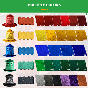 Muestra Gratuita, Pigmento de Óxido de Hierro ISO9001, Reach, RoHS, 325-1250 Mesh, Amarillo, Rojo, Negro, Azul, Verde, para Cemento, Ladrillos, Caucho, <span class=keywords><strong>Pintura</strong></span> - Product Image 2