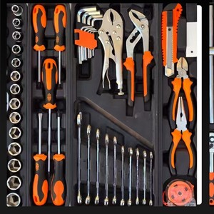 Zhengyi 85-Piece Three-Layer Foldable Tool Box Automotive Repair Kit Chromium Vanadium Steel Portable - Product Image 3