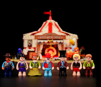 Lumibricks L9079 Western Circus Stage DIY Assemblage Briques West Town Building Blocks 1962pcs