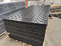 Tapis de protection au sol en matériau HDPE Couleur noire 1220mm x 2440mm Épaisseur du tapis 12.7mm