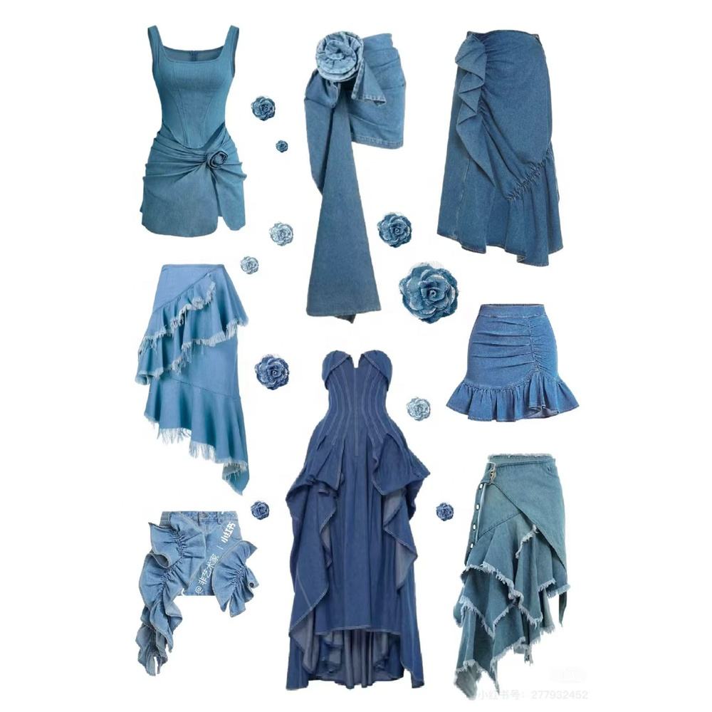 Top Jean and Diamond Dress Trendy Women's Clothing