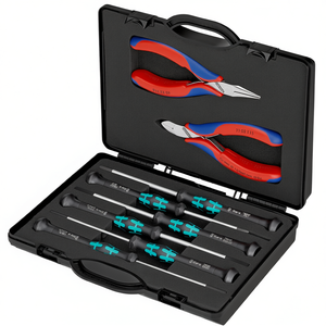 Estuche para alicates electrónicos con 8 herramientas para componentes electrónicos - Product Image 1