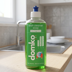 Nettoyant Vaisselle en Gel Jetable Puissant, Savon Liquide Écologique Parfum Citron Vert, Formule Anti-Graisse Profonde pour Cuisine, Longue Durée - Product Image 2