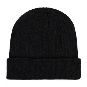 Ladies Contrast Winter Fashion <strong>Turn</strong> up Ribbed Custom Soft Beanies - Product Image 2