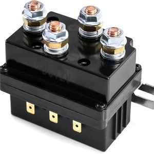Relé de cabrestante de 12V 500A para ATV UTV, cabrestantes eléctricos, carcasa de plástico, relé automotriz de alta corriente - Product Image 1