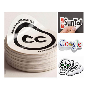 Autocollant holographique personnalisé avec impression de logo, découpe laser sur vinyle, <span class=keywords><strong>film</strong></span> adhésif imperméable, motif dessin animé - Product Image 1