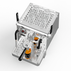 220V Commercial Brazil Espresso <b>Coffee</b> <b>Machine</b> Wholesale Stainless Steel Programmable Double Pump Double Brew System - Product Image 3
