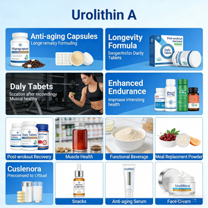 Trendy Urolithin A grondstof 2026, hoge zuiverheid 99%, Urolithin A poeder, bulkprijs voor mitochondriale gezondheidssupplementen - Product Image 3
