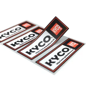 Label stiker perekat stoples makanan kertas berlapis cetak kustom untuk kemasan