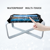 Reconnaissance d'objets restaurants smart digital interactif prix multi-écran tactile café table à manger pour l'éducation