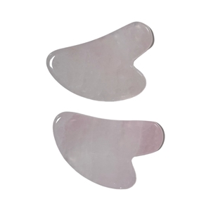 Natural Rose Quartz Gua Sha Tool for Glowing Skin - Product Image 6