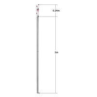 Poteau de pole dance portable certifié 45 mm argenté, modèle 2026 amélioré