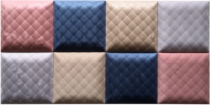 Panneau mural <span class=keywords><strong>de</strong></span> luxe <span class=keywords><strong>de</strong></span> Style Simple 3D, <span class=keywords><strong>tête</strong></span> <span class=keywords><strong>de</strong></span> <span class=keywords><strong>lit</strong></span> pelable et collante - Product Image 2