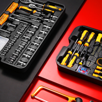 Caja combinada de destornillador y llave de reparación de automóviles de especificación completa