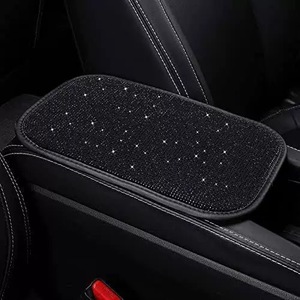Xingyue Accessori Decorativi <span class=keywords><strong>Interni</strong></span> <span class=keywords><strong>Auto</strong></span> Anteriori, Cuscinetto per Bracciolo <span class=keywords><strong>in</strong></span> <span class=keywords><strong>Pelle</strong></span> Creativo con Diamanti Bling, Tappetino Lussuoso per Bracciolo - Product Image 5