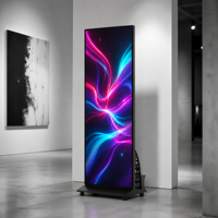 Écran LED pliable d'intérieur P1.25 à pas fin, haute luminosité 4K HDR10, écran publicitaire personnalisé avec CMS basé sur le cloud – Offre Spéciale