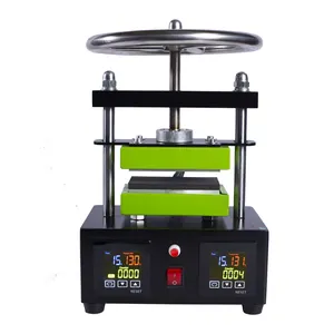 Sixfar Dual Heated Heat Press Machine Manual Twist Press 2 Ton pressione 6cm x 12cm(2.4 "x 4.7")