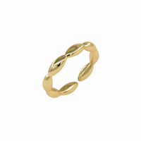 Nouvelle bague fine ouverte au design minimaliste et élégant, bijou pour femme, idéale pour les influenceuses en ligne