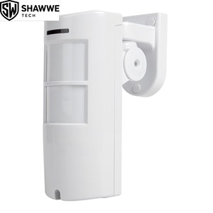 Détecteur d'intrusion infrarouge sans fil étanche en ABS pour extérieur, portée de détection de 10 m, angle de 108°, fonction anti-démontage, <span class=keywords><strong>alarme</strong></span> - Product Image 1