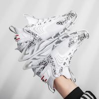 Chaussures de sport de luxe respirantes pour hommes, multi-saisons, avec semelle tissée et design respirant pour un confort accru