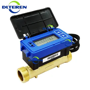 DLTEREN-medidor de flujo Digital tipo sándwich, medidor de flujo ultrasónico con tubo de cobre de diámetro pequeño, instrumentos de medición