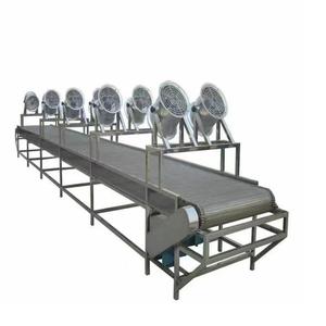 Transportador de enfriamiento de correa de malla de acero inoxidable SUS304 con ventiladores - Product Image 1