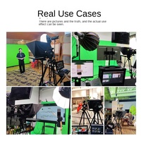 [Appareil de lecture vocal intelligent alimenté par l'IA] Futureshield JS20Plus Téléprompteur avec écran LCD et pare-soleil – Portable, compatible DSLR pour