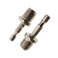 Pexmientas M14 filetage de vis adaptateur de fraise d'angle perceuse électrique tige de connexion accessoires d'outils électriques adaptateur de perceuse à tige hexagonale