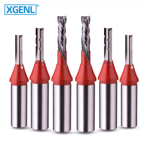 Xgenl cuộc sống lâu dài TCT cuối nhà máy 2/3/4 sáo gỗ nhà máy <span class=keywords><strong>CNC</strong></span> phay Công cụ đồ nội thất khắc 1/2 Shank Bộ định tuyến thẳng <span class=keywords><strong>bit</strong></span> - Product Image 6