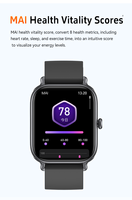 Reloj Inteligente, Pantalla Táctil Completa de 1.95'', Resistente al Agua IP68, Llamadas por BT5.3, Monitor de Frecuencia Cardíaca/Presión Arterial/SpO2, Más de 100 Deportes, 350mAh CX3