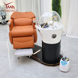 Sillón Eléctrico de Masaje de Cuerpo Completo para Champú con Lavacabezas de Cerámica Blanca y Unidad de Lavado a Contrapelo - Product Image 5