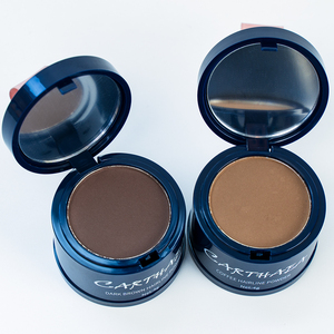 แป้งปกปิดโคนผมสีน้ำตาลเข้มแบบพกพา กันเหงื่อ กันน้ำ ใช้ง่ายทุกวัน - Product Image 1