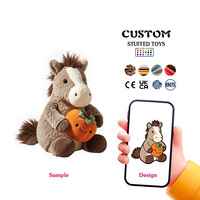 OEM ODM Personnalisation populaire Vente en gros Jouets en peluche ultra-doux en forme d'animal Cheval Cadeaux du Nouvel An Jouets anti-stress Cadeaux d'anniversaire
