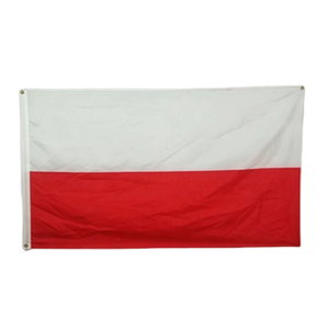 Bandera de <span class=keywords><strong>Polonia</strong></span> de Tela de Poliéster Resistente a la Intemperie, Doble Costura, Ojales de Latón, para Celebración del Día Nacional de <span class=keywords><strong>Polonia</strong></span> - Product Image 1