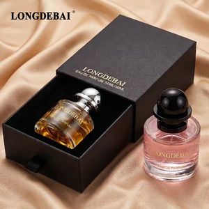 Flacon de parfum premium en verre simple, vide, rond, transparent, avec sérigraphie élégante, à sertir facilement, 30ml 50ml 100ml - Product Image 3