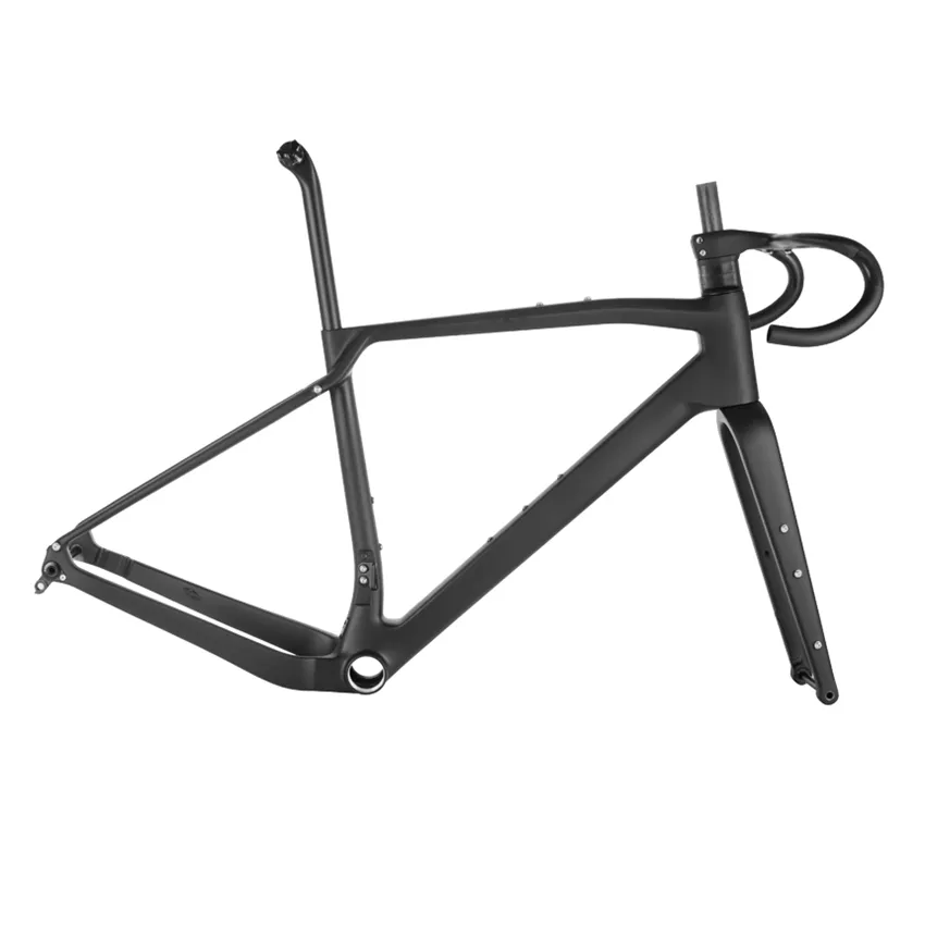 2023 New T1000 Carbon Gravel Frame 700x47C Disc Brake Road Cyclocross Bicycle Frameset T47 Lightweight Gravel Bike Frame