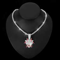 Collier pour homme Dragon Jeu en ligne Logo Pattern Personality Fashion Jewelry With 3mm Twist Rope Chain for Gift