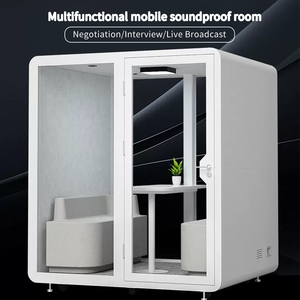 Cách âm nghiên cứu cabin làm việc giá nội thất văn phòng hội nghị gian hàng điện thoại cách âm cabin nhà cách âm phân vùng văn phòng - Product Image 2