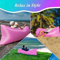 Canapé gonflable, chaise longue gonflable, canapé gonflable de camping, canapé gonflable portable pour le camping et le jardin