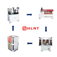 Usine de fabrication de batteries de voiture de marque HLN, usine de fabrication de batteries Li-ion, ligne de production, centrale solaire, batterie de voiture