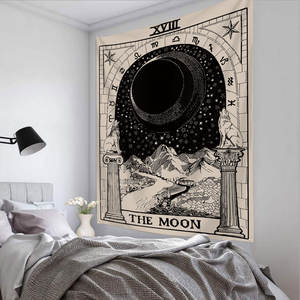 Tapiz del zodiaco Sun Moon de alta calidad Impreso Brujería Astrología <span class=keywords><strong>Tarot</strong></span> Listo para enviar a la venta al por mayor - Product Image 3
