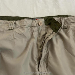 Pantalones de chándal apilados de nailon cortavientos, ropa de calle de fabricantes personalizados, pantalones y pantalones de hombre de carga - Product Image 5