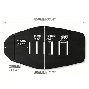Funda de Asiento de Motocicleta MESOROCK de Goma Suave, Impermeable, Antideslizante, Universal para Motocross - Product Image 5