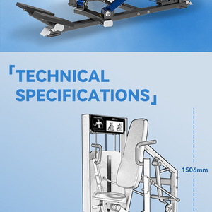 Machine de musculation professionnelle à câbles croisés réglables MND SC10 pour salle de sport et centre de fitness, faible entretien - Product Image 2