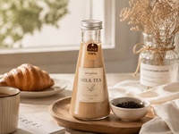 Bouteilles en verre à bouchon à vis mat réutilisables de haute qualité pour jus et eau 200ml/350ml/500ml Respectueuses de l'environnement