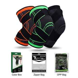 Protezioni Personalizzate ZHOYA per Ginocchio e Gomito, Ginocchiera Sportiva da Ciclismo a Compressione, Supporto Tutore per Ginocchio da <span class=keywords><strong>Pallavolo</strong></span>, <span class=keywords><strong>Manicotto</strong></span> con Cinturino - Product Image 1