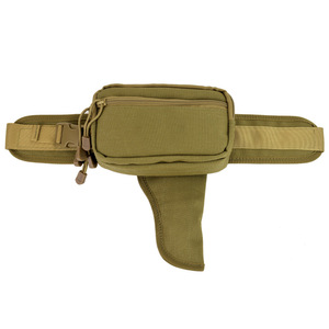 Sacoche de ceinture tactique DF23 GB023 en tissu Oxford réglable, verte, pour la chasse et le rangement - Product Image 2