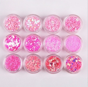 Wholesale <b>Nail</b> Art Diy <b>Nail</b> Decorative Star Shape Sequins <b>Glitter</b> Powder 6 Colors /set 12 Colors /Set - Product Image 4